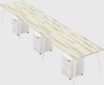 Bureau rectangulaire moderne