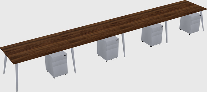 Bureau rectangulaire moderne