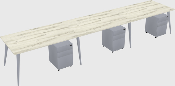 Modern rectangular office desk