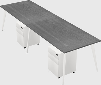 Bureau rectangulaire moderne