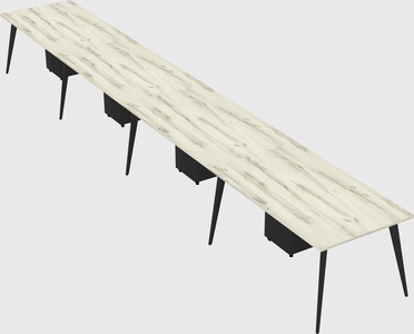 Bureau rectangulaire moderne