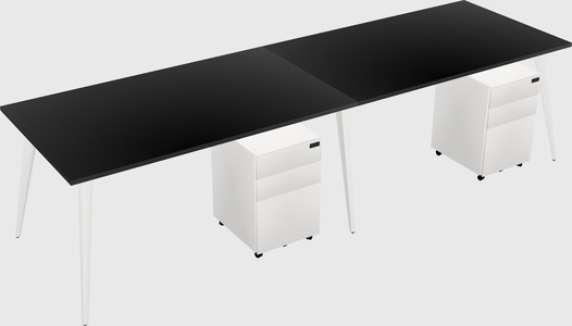 Bureau rectangulaire moderne
