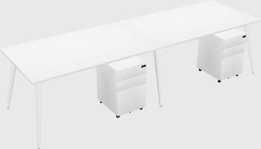 Modern rectangular office desk