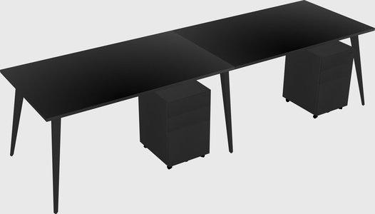 Modern rectangular office desk