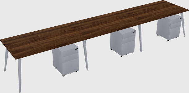 Bureau rectangulaire moderne