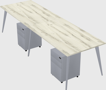 Bureau rectangulaire moderne