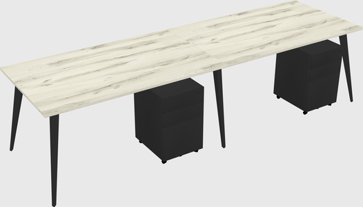 Modern rectangular office desk