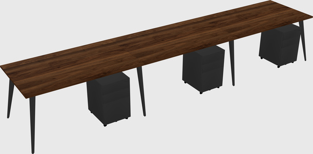 Modern rectangular office desk
