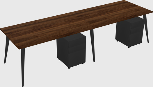 Modern rectangular office desk