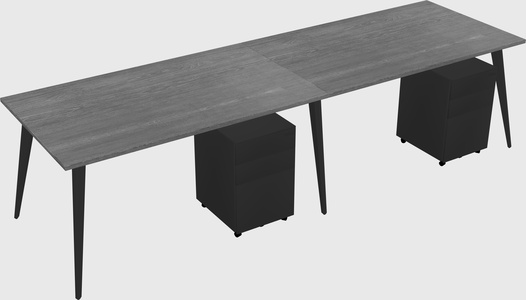 Modern rectangular office desk