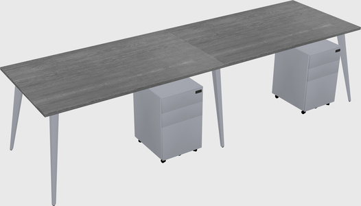 Bureau rectangulaire moderne