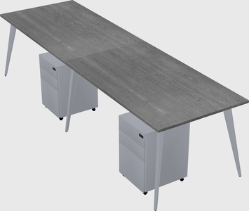 Bureau rectangulaire moderne