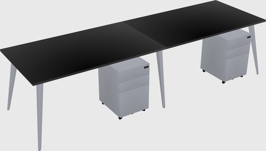 Modern rectangular office desk