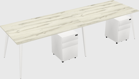 Modern rectangular office desk
