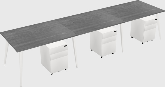 Modern rectangular office desk