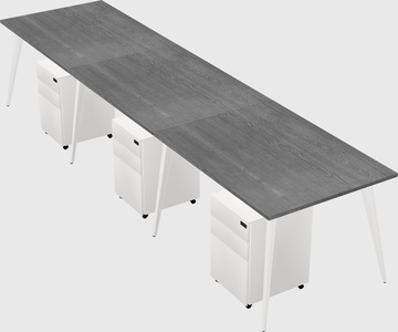 Modern rectangular office desk