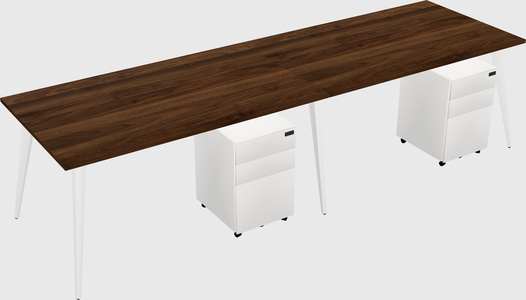 Modern rectangular office desk