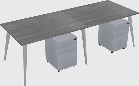Modern rectangular office desk