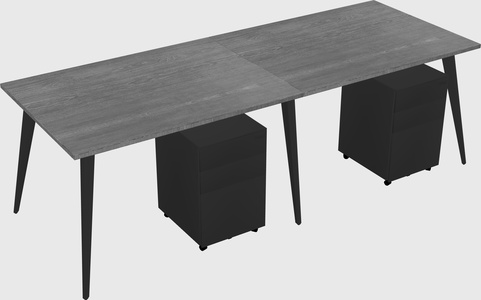 Bureau rectangulaire moderne