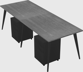 Bureau rectangulaire moderne