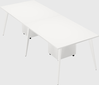 Bureau rectangulaire moderne