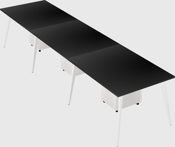 Bureau rectangulaire moderne