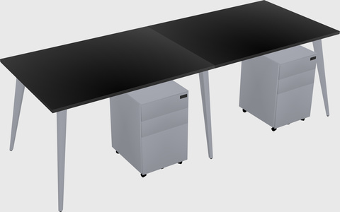 Modern rectangular office desk