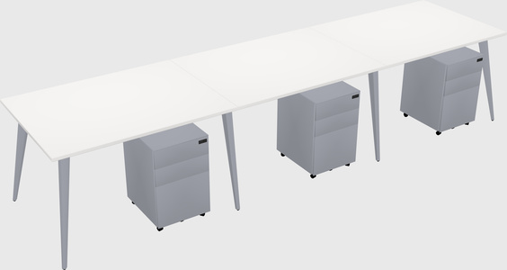 Modern rectangular office desk