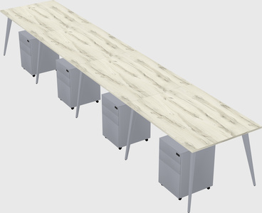 Modern rectangular office desk