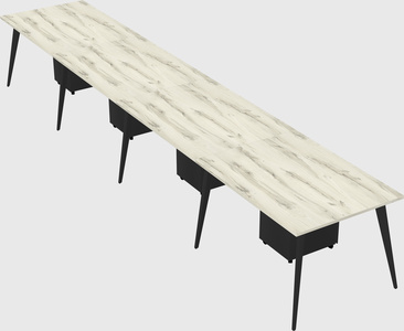 Bureau rectangulaire moderne