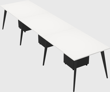 Bureau rectangulaire moderne