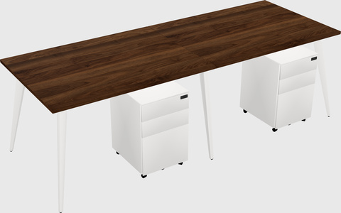 Modern rectangular office desk
