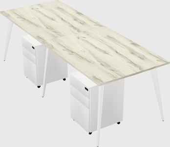Bureau rectangulaire moderne