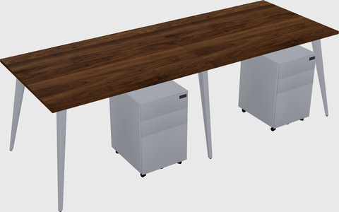 Modern rectangular office desk