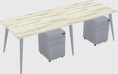 Bureau rectangulaire moderne