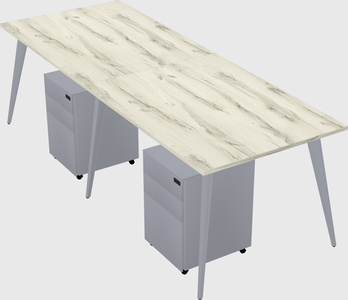 Bureau rectangulaire moderne