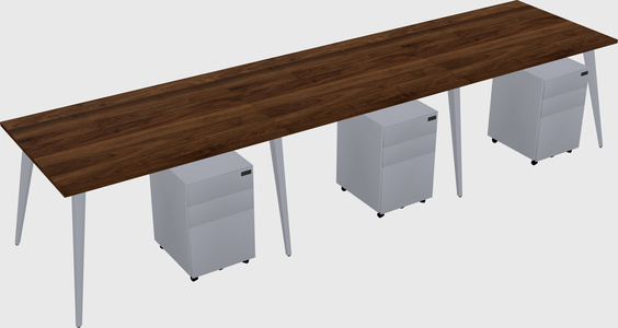 Bureau rectangulaire moderne