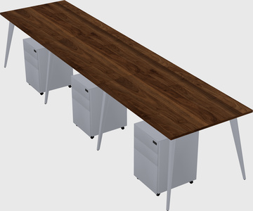 Bureau rectangulaire moderne