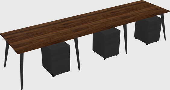 Modern rectangular office desk