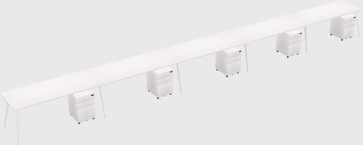 Modern rectangular office desk