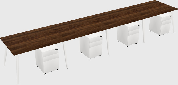 Bureau rectangulaire moderne