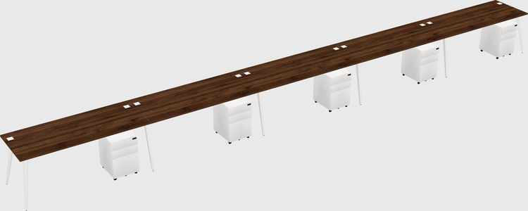 Modern rectangular office desk