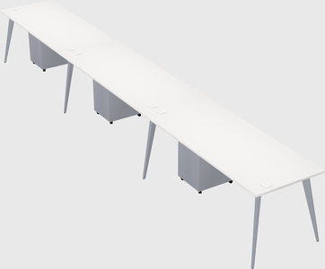 Bureau rectangulaire moderne