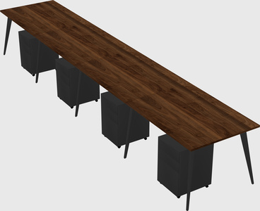Bureau rectangulaire moderne