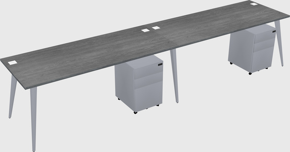 Modern rectangular office desk