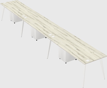 Bureau rectangulaire moderne