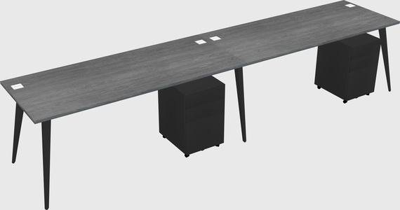 Bureau rectangulaire moderne