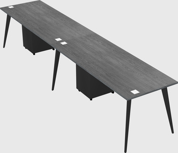 Bureau rectangulaire moderne