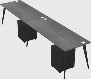Bureau rectangulaire moderne