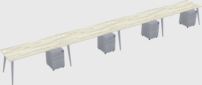 Modern rectangular office desk